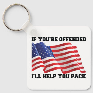 American patriot keychain