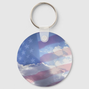 American Patriot Keychain