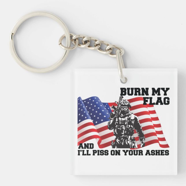 American Patriot  Keychain (Front)