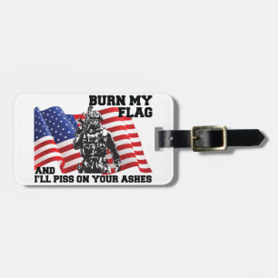American Patriot Luggage Tag
