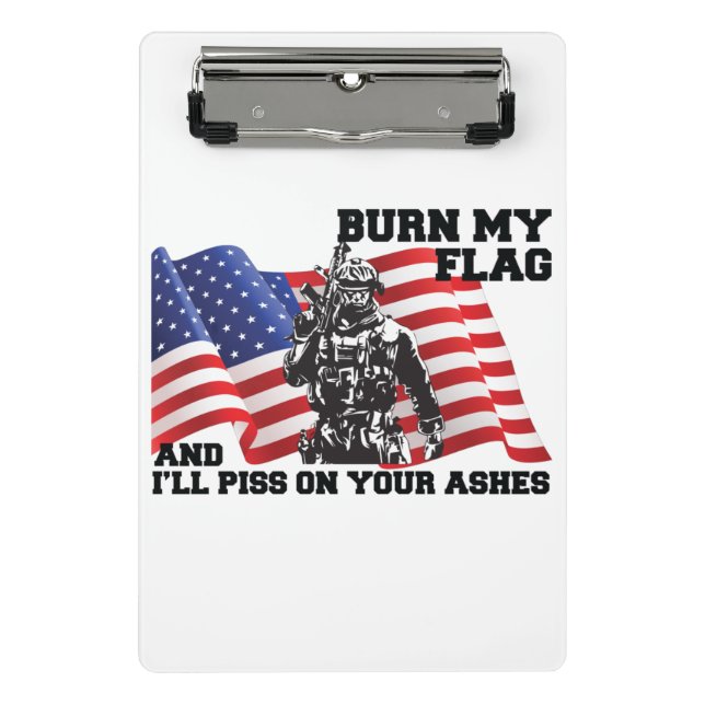 American Patriot  Mini Clipboard (Front)