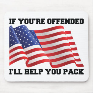 American patriot  mouse pad