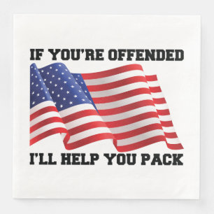 American patriot napkin