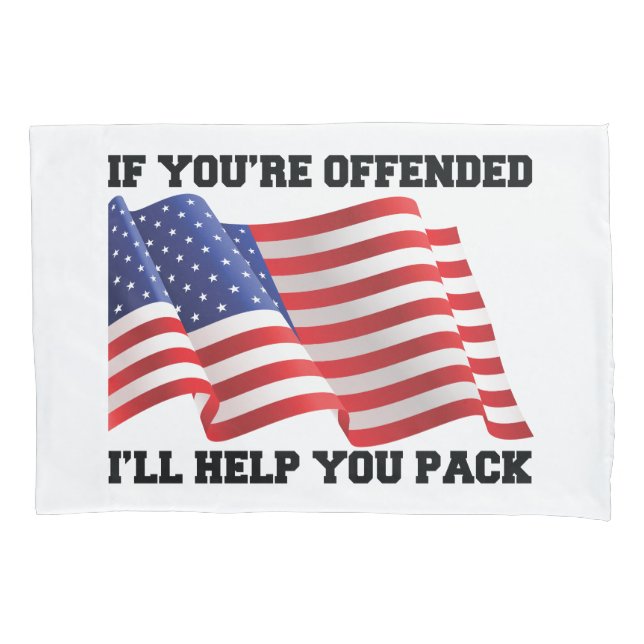 American patriot pillowcase (Front-Left)