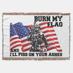 American Patriot Throw Blanket