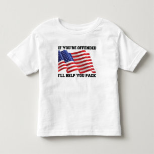 American patriot  toddler t-shirt
