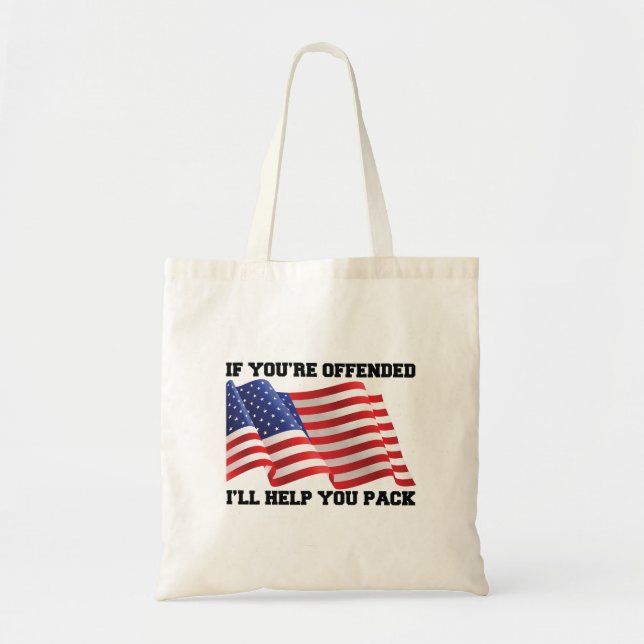 American patriot  tote bag (Front)