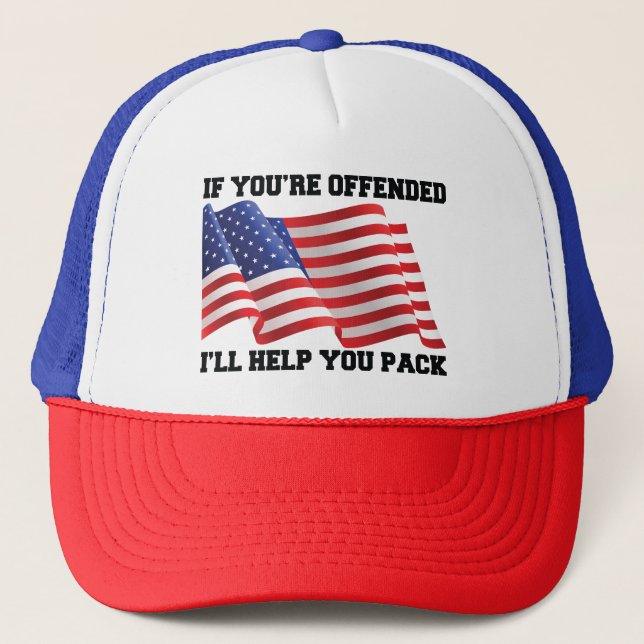 American patriot  trucker hat (Front)