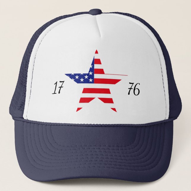 American Patriotic Trucker Hat (Front)