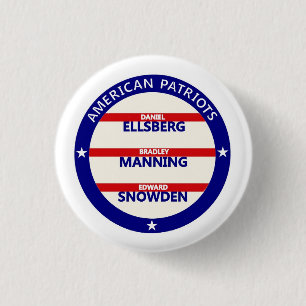 American Patriots 1 Inch Round Button