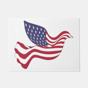 AMERICAN PEACE DOVE DOORMAT