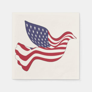AMERICAN PEACE DOVE NAPKIN