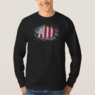 American Peace Flag 1776 American State National T T-Shirt