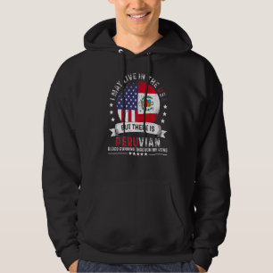 American Peruvian Home in US Patriot American Peru Hoodie