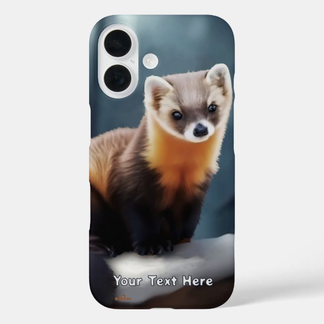 American Pine Marten Case-Mate iPhone Case (Back)