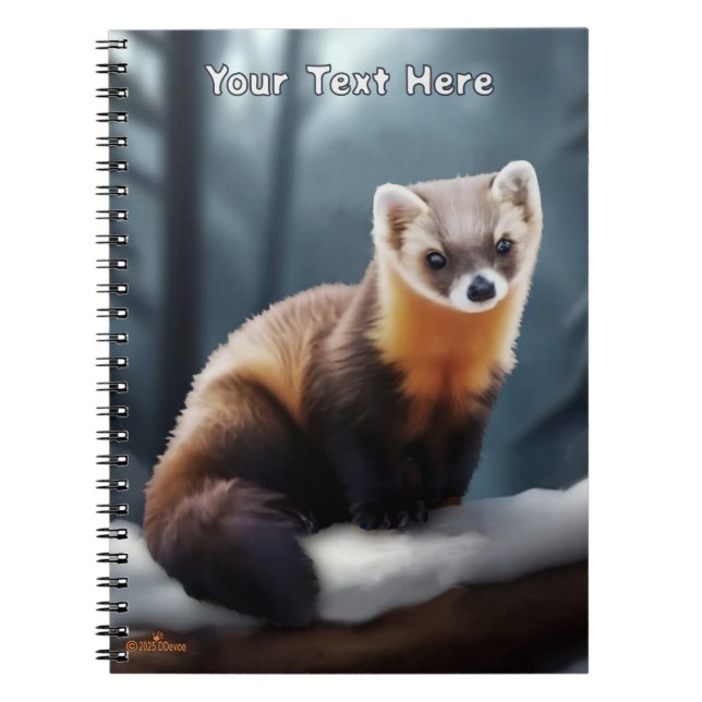 American Pine Marten Notebook (Front)