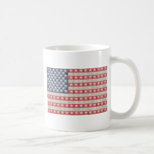 American Pirate Flag Coffee Mug