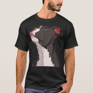 American Pit Bull Pitbull Terrier Dog Head Dog Can T-Shirt