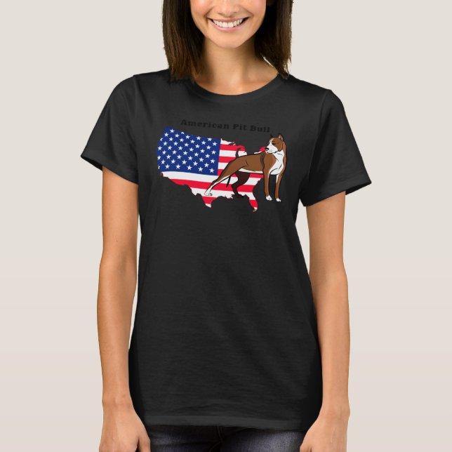 American Pit Bull. T-Shirt (Front)