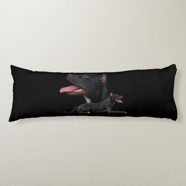 American Pit Bull Terrier Body Pillow (Front)