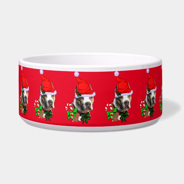 American Pit Bull Terrier Christmas   (Front)