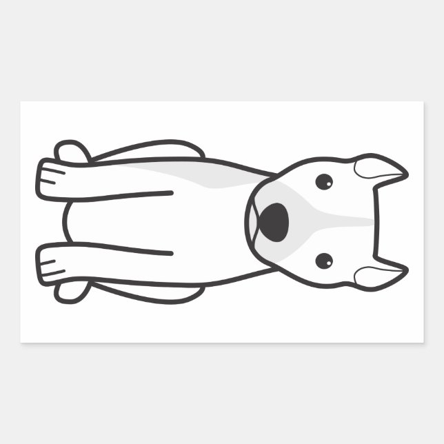 American Pit Bull Terrier (Cropped Ears) Sticker (Front)
