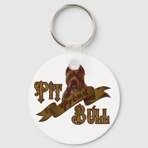 American Pit Bull Terrier Dog Keychain