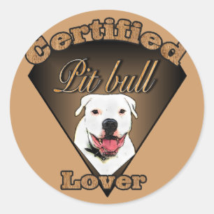 American Pit Bull Terrier Gifts Classic Round Sticker