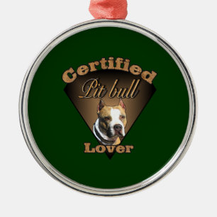 American Pit Bull Terrier Gifts Metal Ornament