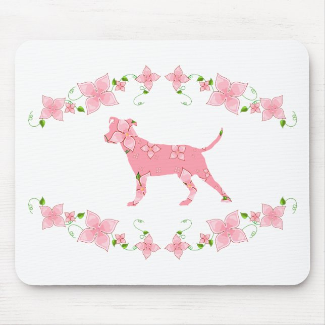 American Pit Bull Terrier Mouse Pad (Front)