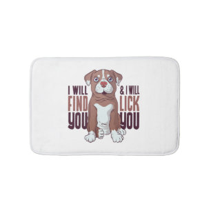 American Pit Bull Terrier Puppy Dog  Bath Mat
