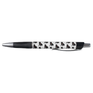 American Pit Bull Terrier Silhouette Pen