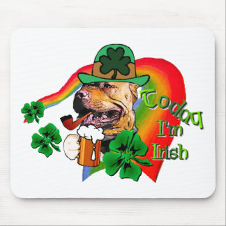 American Pit Bull Terrier St Patricks Mouse Pad