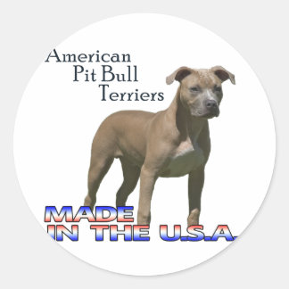 American Pit Bull Terriers : Small Stickers