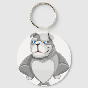 American pitbull keychain
