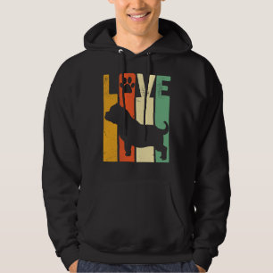 American Pitbull Or Bully Breed Dog Lover Retro Vi Hoodie