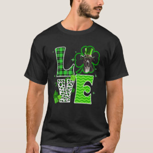 American Pitbull Shamrock Lucky C Irish St Patrick T-Shirt