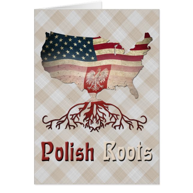 American Polish Roots Card (Front)
