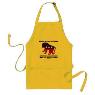 American Politics Is Like A Baboon Saying Standard Apron