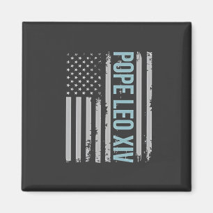 American Pope Leo Catholic Church Christian Faith Magnet