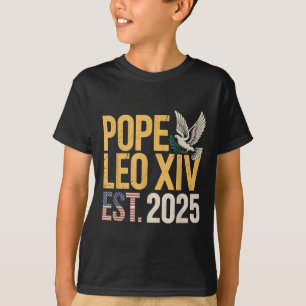 American Pope Leo Catholic Church Christian Faith T-Shirt