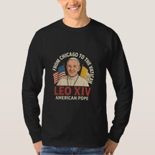 American Pope Leo Catholic Church Christian Faith T-Shirt