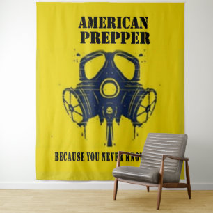 AMERICAN PREPPER TAPESTRY