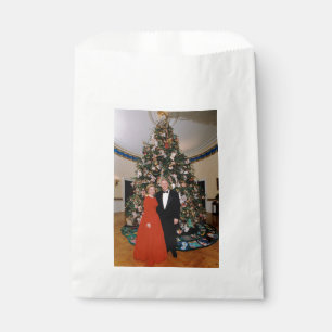 American President Bill Clinton Christmas Card  Favour Bag