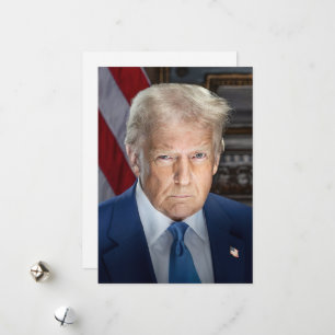 American President Donald Trump Photo 2025 Holiday Card