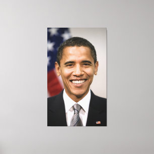 American President Elect Barack Obama Canvas Print