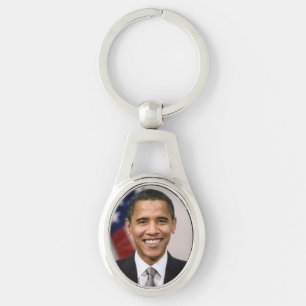 American President Elect Barack Obama  Keychain