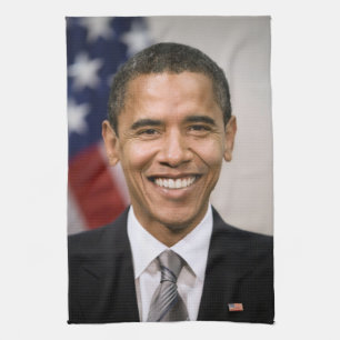American President Elect Barack Obama  Kitchen Towel