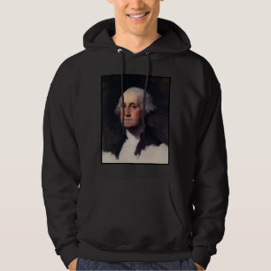 American President George Washington Painting Hoodie