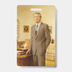 American President James Earl Carter Oval Office Badge